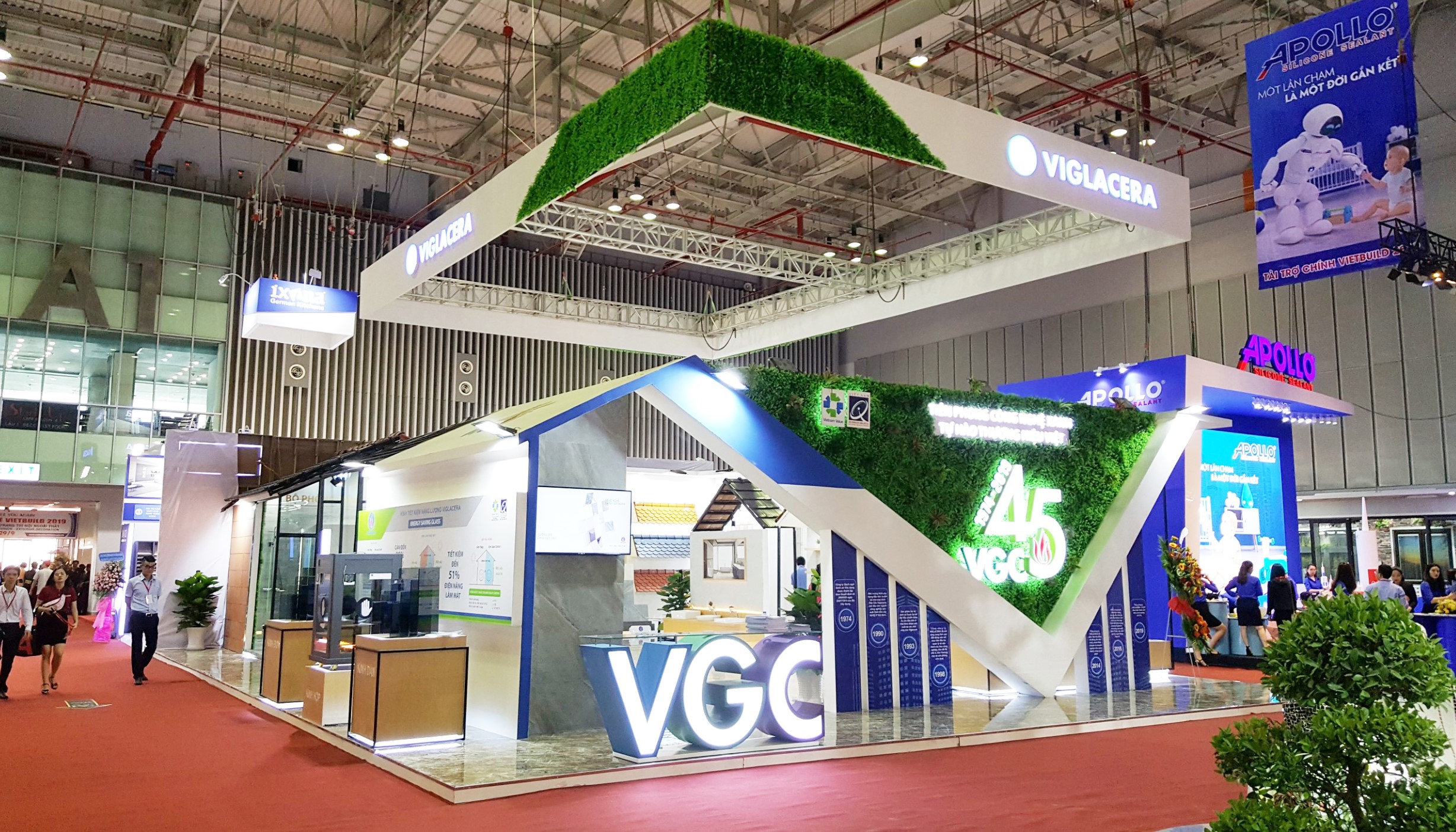 Gạch ốp lát cao cấp Color body lần đầu ra mắt là điểm nhấn của Viglacera tại Vietbuild Hồ Chí Minh 2019